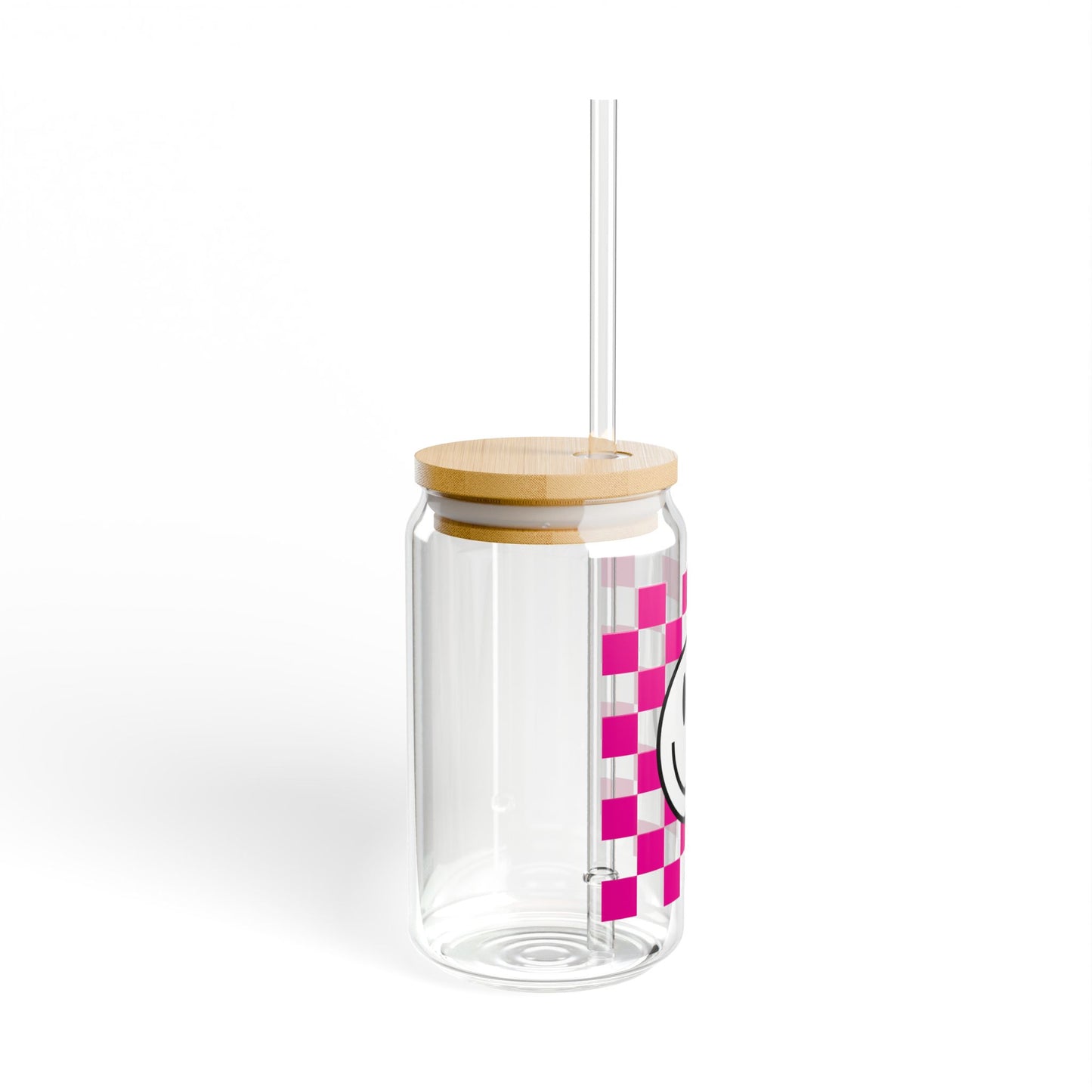 Smile Face - Sipper Glass, 16oz