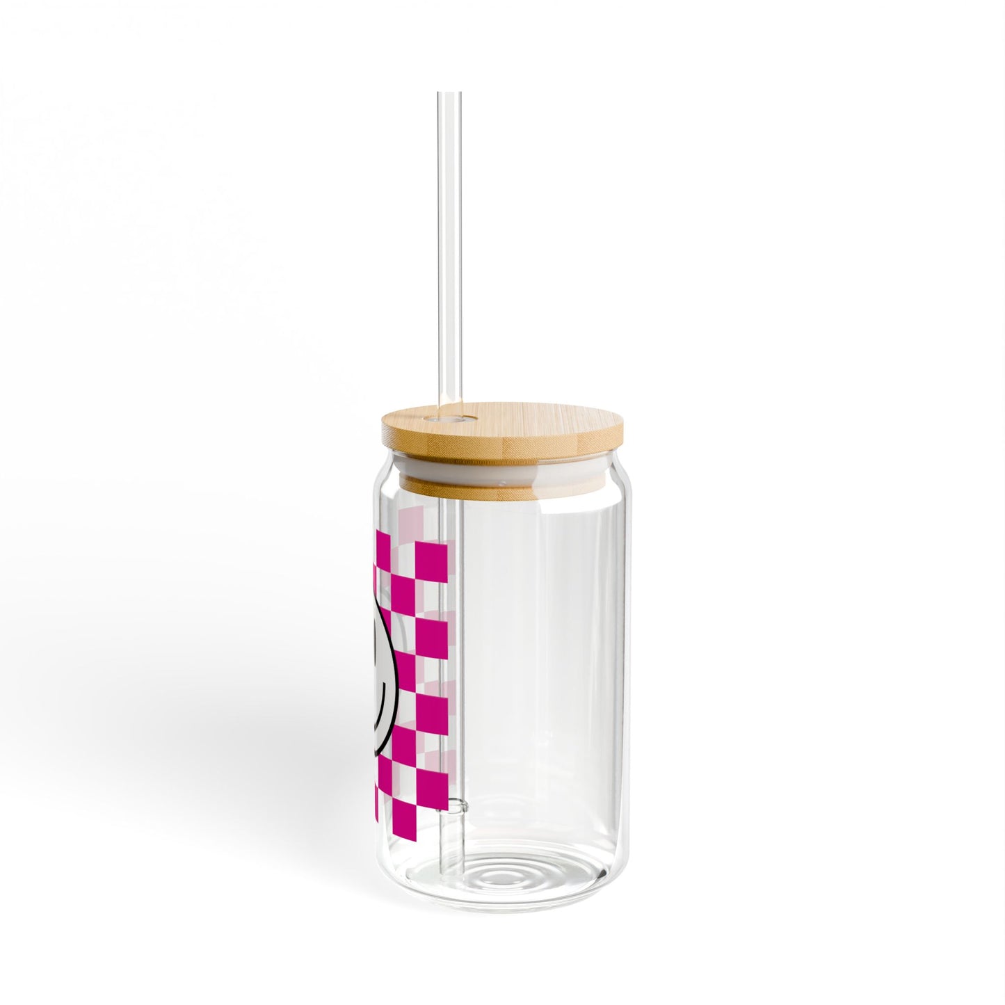 Smile Face - Sipper Glass, 16oz