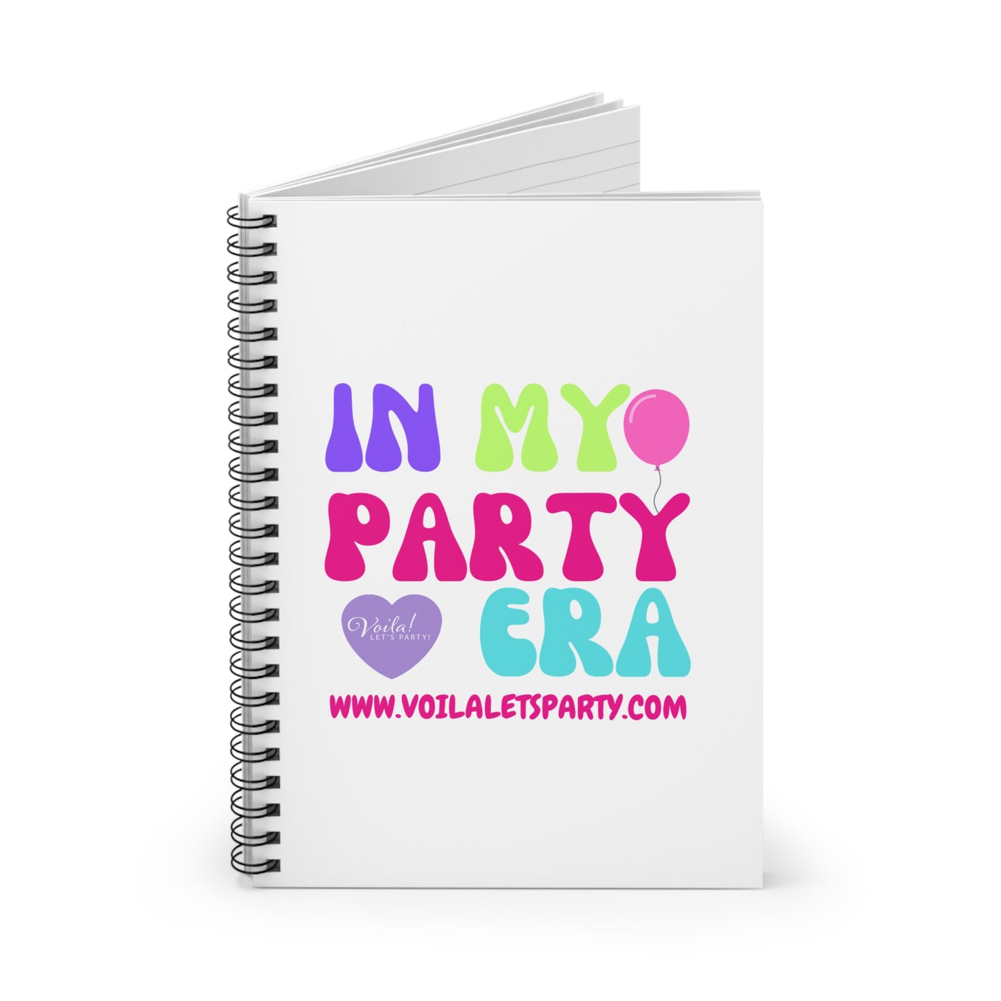 In My Party Era - Spiral Notebook