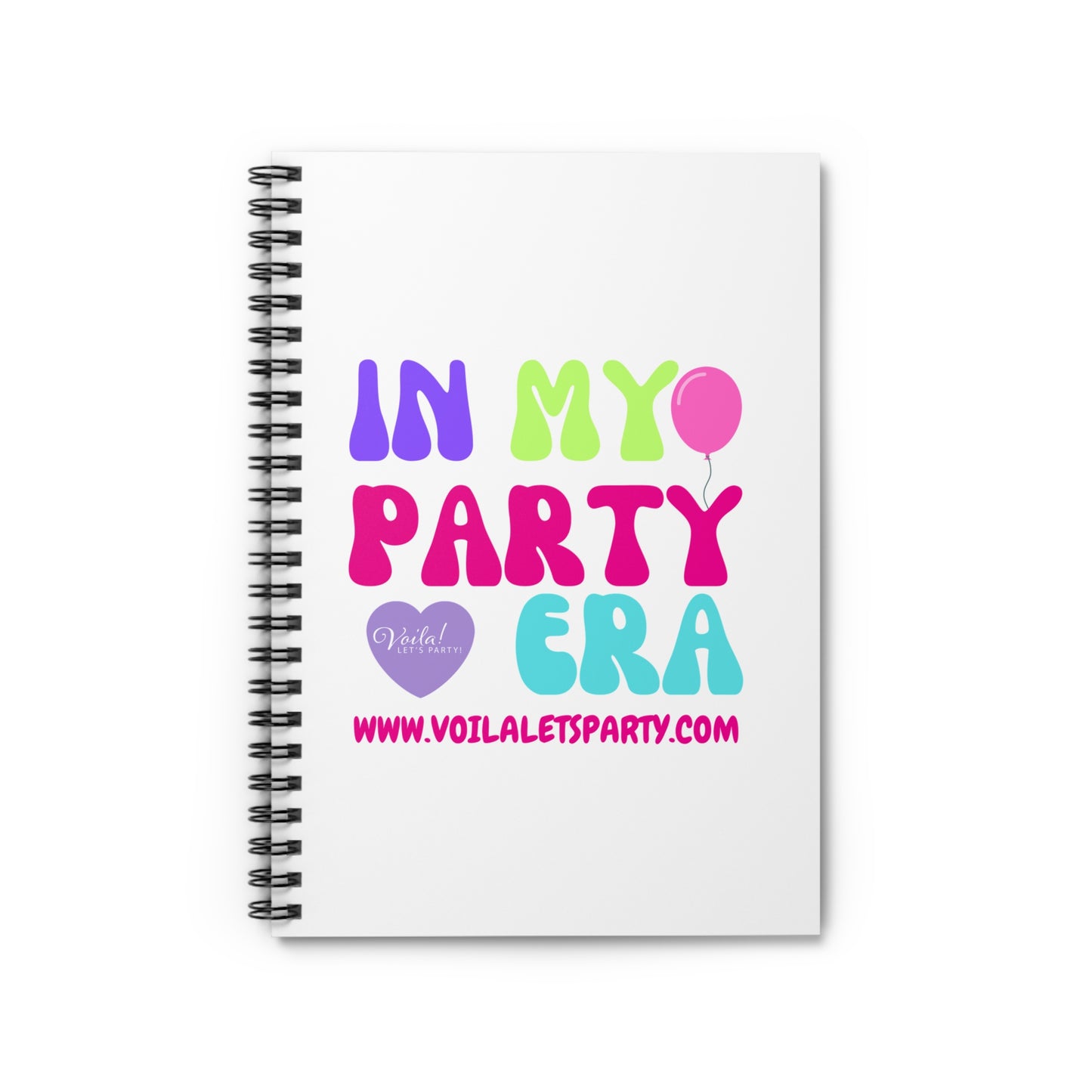 In My Party Era - Spiral Notebook