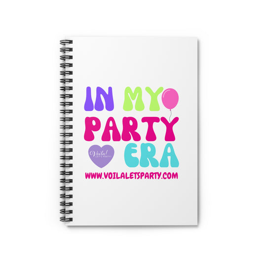 In My Party Era - Spiral Notebook