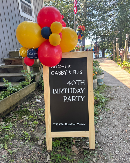 Chalkboard Sign