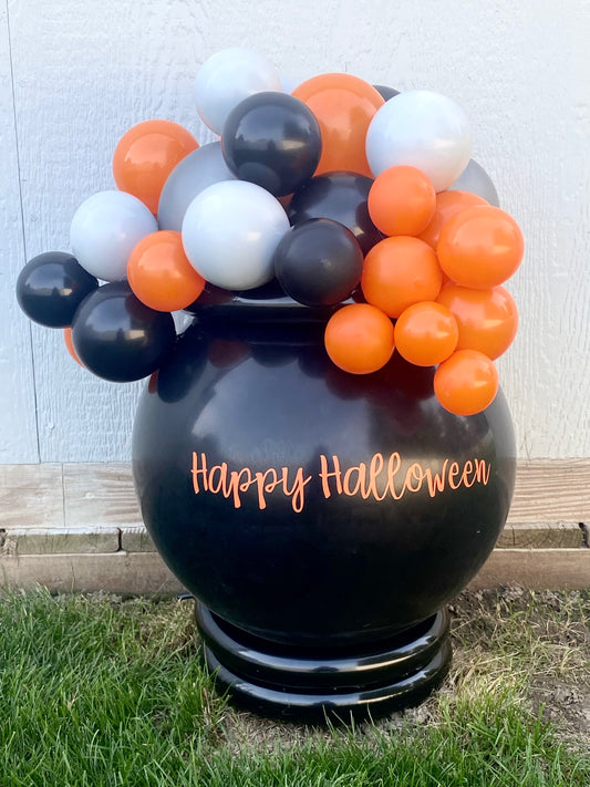 Halloween Balloon Cauldron